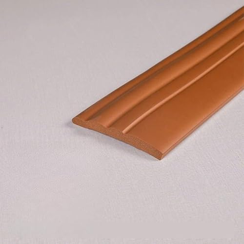 Tapeten, 1/2 m Antikollisions-Sockelleiste, selbstklebende Taillenlinie, Wandaufkleber, Randlinie, Hintergrunddekoration, weiche Wohnkultur(Brown) von ByNGSDCC