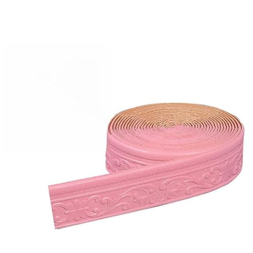 Tapeten, 10M/Rolle 3D-Wandaufkleber, Wandverkleidungslinie, selbstklebende Sockellinie, wasserdichte Fußleistentapete, Antikollisionsdekoration(J) von ByNGSDCC