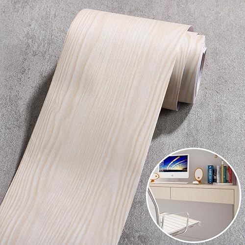 Tapeten, Holzmaserung Türrahmen Rand Flicken Loch selbstklebende Lochabdeckung Holztürrahmen(BOYM,10" x 500") von ByNGSDCC