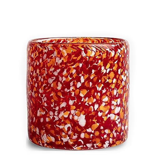 ByOn Teelichtglas Calore aus Glas in der Farbe Rot/Orange, Größe XS, 5280602766 von ByOn