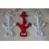 Gusseisen Anker Flaschenöffner - Wählen Sie Ihre Farben von ByTheSeashoreDecor