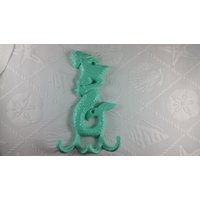 Gusseisen Meerjungfrau Und Seestern Wandhaken - Schmuckhalter Handtuchhalter von ByTheSeashoreDecor