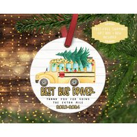 Busfahrer Ornament. Geschenk von ByTracey
