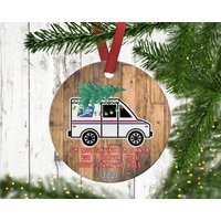 Mail Carrier Christmas Ornament.mail Man Gift.postal Worker Gift.mail Truck Ornament von ByTracey