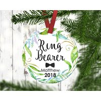 Ringträger Weihnachtsschmuck.ringträger Weihnachtsgeschenk.ringträger Geschenk.weihnachtsschmuck.personalisierter Weihnachtsschmuck von ByTracey