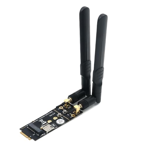 Neue Version M.2 (NGFF) Key B Adapter mit NanoSIM-Kartensteckplätzen, unterstützt 3042/3052 Typ für 3G-Modul und NanoSIM-Kartensteckplatz von Bydezcon