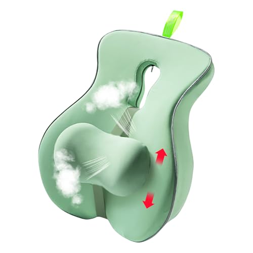 Byeaon Lumbalunterstützung Kissen, S-Design Lendenkissen, atmungsaktives Schreibtischstuhl-Rückenstütze, 37 cm, abnehmbare Abdeckung, leichtes Gewicht, für Komfort während eines längeren Sitzens Byeaon Lumbalunterstützung Kissen, S-Design Lendenkissen, atmungsaktives Schreibtischstuhl-Rückenstütze, 37 cm, abnehmbare Abdeckung, leichtes Gewicht, für Komfort während eines längeren Sitzens von Byeaon