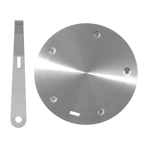 Edelstahl -Induktionsadapter Kochplatte, leichtes Design, 20 cm, Induktionsplatte, tragbares Kochfeldadapter, einfach zu bedienen, Fordorm -Küchen kleine Wohnung Kochen, von Byeaon