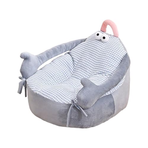 Fluff Y Plüsch-Hunde-/Katzen-Haustiercouch, Weich, Für Mehrere Haustiere Geeignet, 45 X 45 X 30 Cm, Beruhigendes Schlafsofa Für Mittelgroße Und Kleine Katzen Und Hunde, Beruhigende Hundecouch, Cartoon von Byeaon