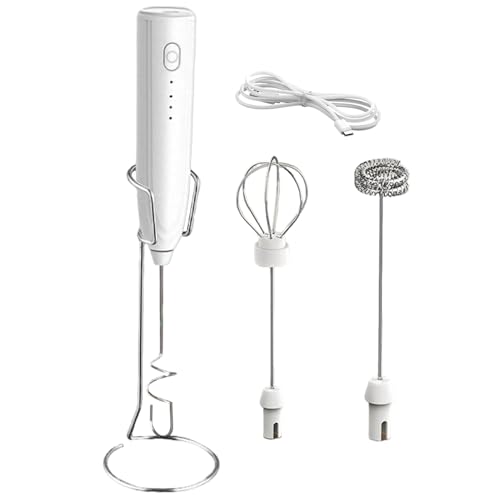 Handheld -Kaffeemilch -Kutschen, Leichtes Design, Silber, Wiederaufladbare Kaffee - - -, Getränkemixer Handheld Electric Rührer, Einfach Zu Bedienen, Für Kaffee- Und Cappuccino - von Byeaon