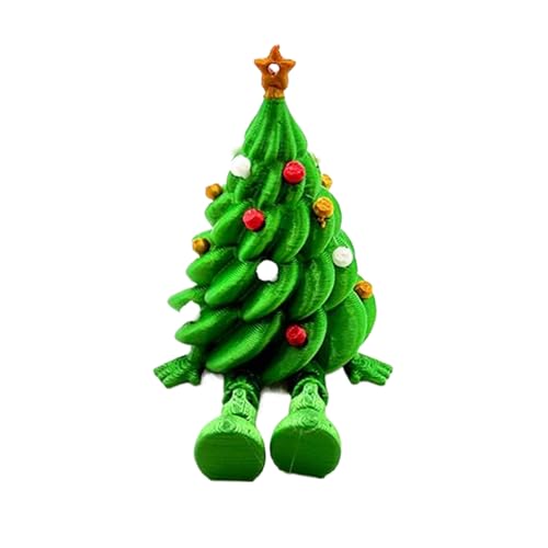 Tisch -Top -Weihnachtsbaum, vielseitig, 5x4x5,5 cm, Gedruckter Weihnachtsbaum -Desk -, süße Feiertagsdesktop -Figur mit artikulierten Beinen, kompakt für das Bürofest Desktop Holiday Home Room Tisch -Top -Weihnachtsbaum, vielseitig, 5x4x5,5 cm, Gedruckter Weihnachtsbaum -Desk -, süße Feiertagsdesktop -Figur mit artikulierten Beinen, kompakt für das Bürofest Desktop Holiday Home Room von Byeaon
