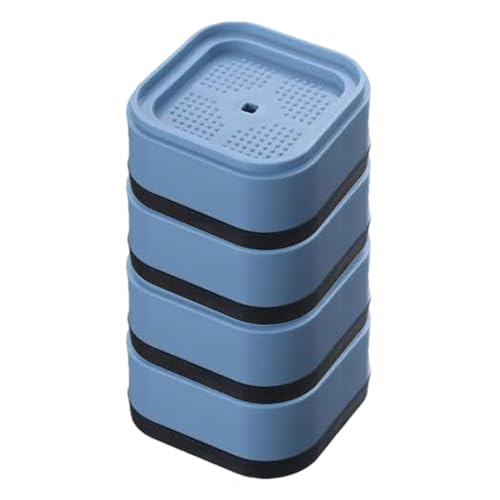 Waschmaschinenbasis, verstellbare Möbelsteigers, Hochleistungs-Quadrat-Stapel-Schreibtisch-Riser, stabile und nicht rutschende Basis, maximieren Sie unter Bettaufbewahrung, 15/8/7 cm, ideal für die Er Waschmaschinenbasis, verstellbare Möbelsteigers, Hochleistungs-Quadrat-Stapel-Schreibtisch-Riser, stabile und nicht rutschende Basis, maximieren Sie unter Bettaufbewahrung, 15/8/7 cm, ideal für die Er von Byeaon