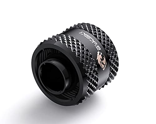 Bykski Flex B-FT3-TK-V2 Verbindungsstück, schwarz, Außendurchmesser 10 mm x 16 mm von Bykski