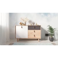 INOSIGN Sideboard "Bill", Breite 120 oder 180 cm, Füße aus Eiche Massivholz von Inosign