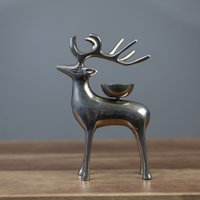 Metall Rentier Kerzenhalter Weihnachten Dekor Urlaub Akzent Vintage Hirsch Teelicht von ByouTiFi
