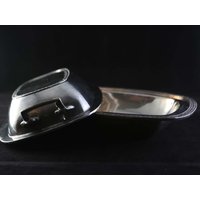 Rogers Bros. Zwei Stück Silber Vergoldet "Jubiläum" Muster 1923 Bedeckt Servierschüssel -008593 Vintage von ByouTiFi