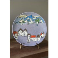 Vintage Mid Century Emaille Auf Metall Original Handbemalte Display Platte Von Unbekannter Künstler Home Decor Vintage Mid Century Emaille Auf Metall Original Handbemalte Display Platte Von Unbekannter Künstler Home Decor von ByouTiFi