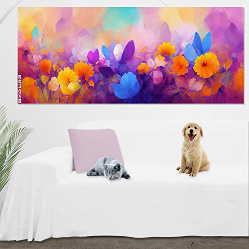 Byour3 - Sofa Couch Wasserdicht Baumwolle Gemischt Schutz Haustieren Sofabezug Also Von L U Form Ecksofa Sofaschoner Anti-Kratze Hunde Katzen Kinder Sofaüberwurf Abwaschbar (Weiß, 230x300 cm) von Byour3