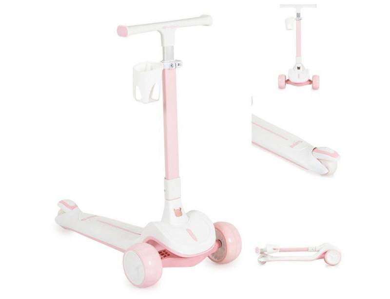 Byox Cityroller Kinderroller Aero klappbar, Getränkehalter Hinterradbremse höhenverstellbar von Byox