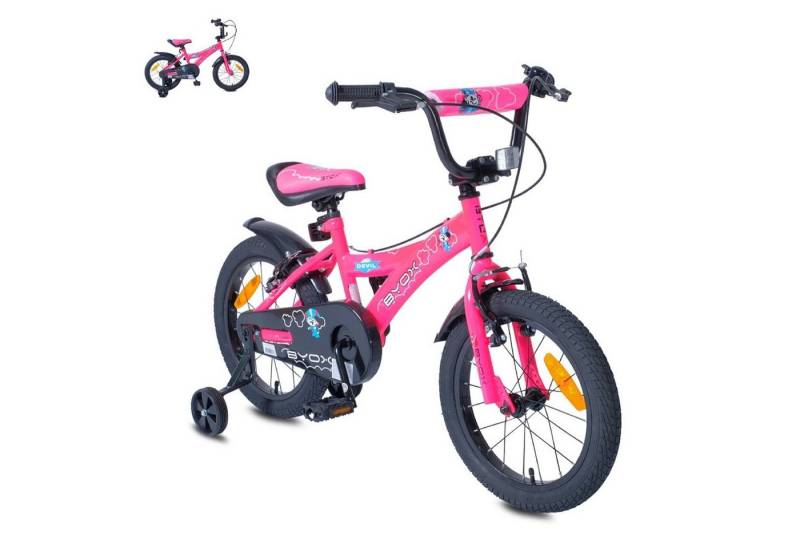 Byox Kinderfahrrad Kinderfahrrad 16 Zoll Devil, 1 Gang 1 Gang, keine von Byox