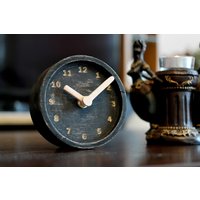 Holzuhr, Alte Uhr, Holztischuhr, Massivholzuhr, Vintage-Uhr, Tischuhr, Schlafzimmeruhr, Kreative Kreatives Geschenk von Byresinart
