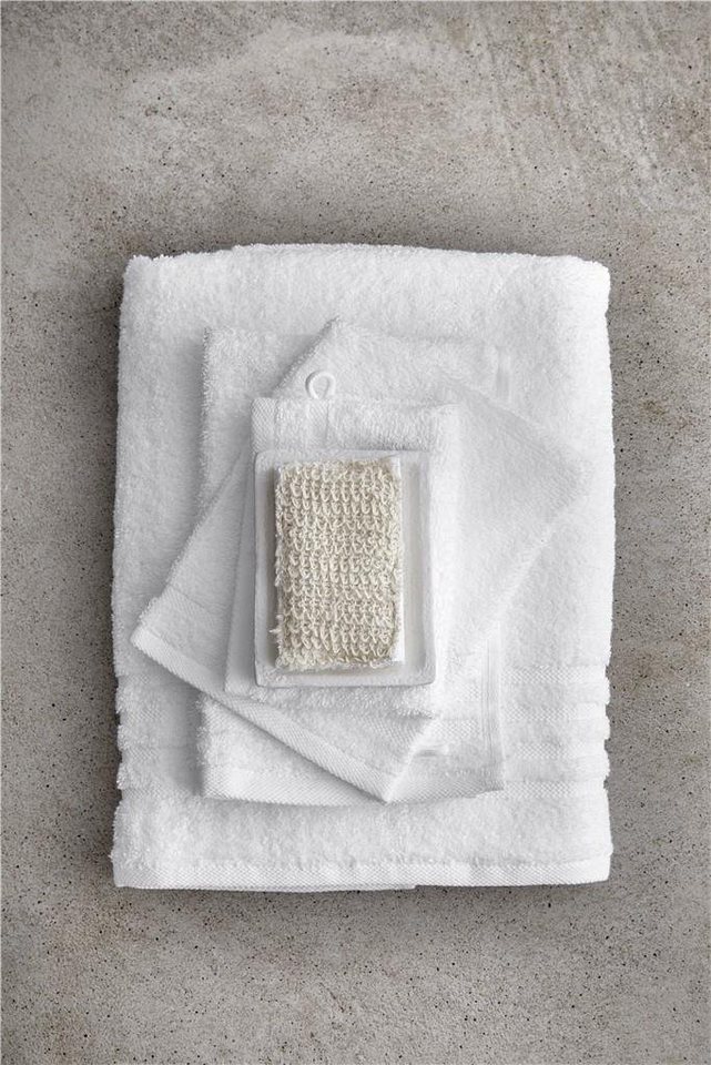 Byrklund Handtuch Gästetuch Bath Basics Weiß - 2x 30x50 cm, Baumwolle (1-St) von Byrklund