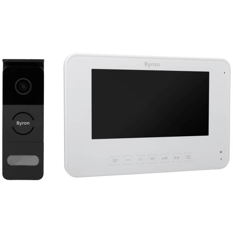 B-Ware Byron Dic 24312 Video Türsprechanlage Kabelgebunden Komplett Set Siehe Text von Byron