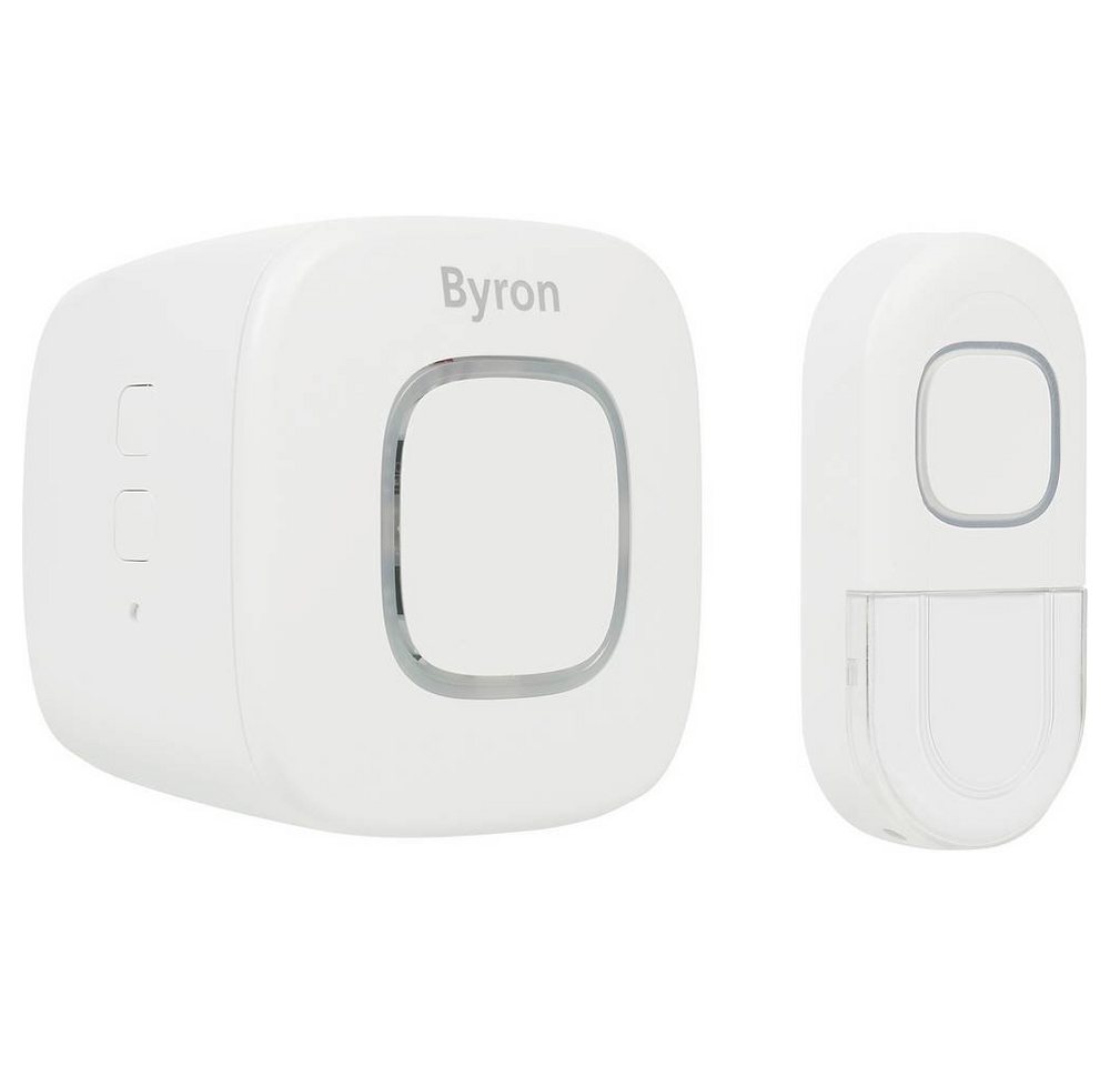 Byron Smart Home Türklingel Funk-Türklingelset DBY-24721 (mit Blinklicht, mit USB-Anschluss) von Byron