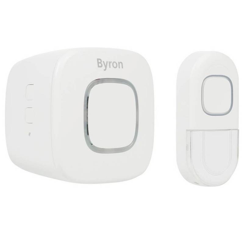 Byron Smart Home Türklingel Funk-Türklingelset DBY-24721 (mit Blinklicht, mit USB-Anschluss) von Byron