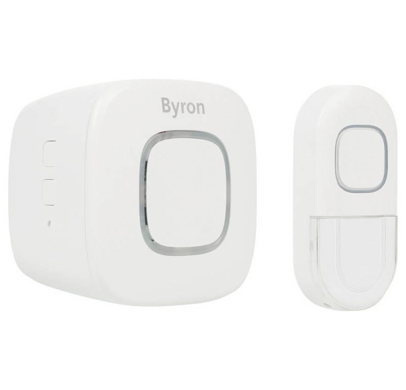 Byron Türklingel Byron DBY-24721 Funkklingel Komplett-Set mit Blinklicht, mit USB-Ansch von Byron