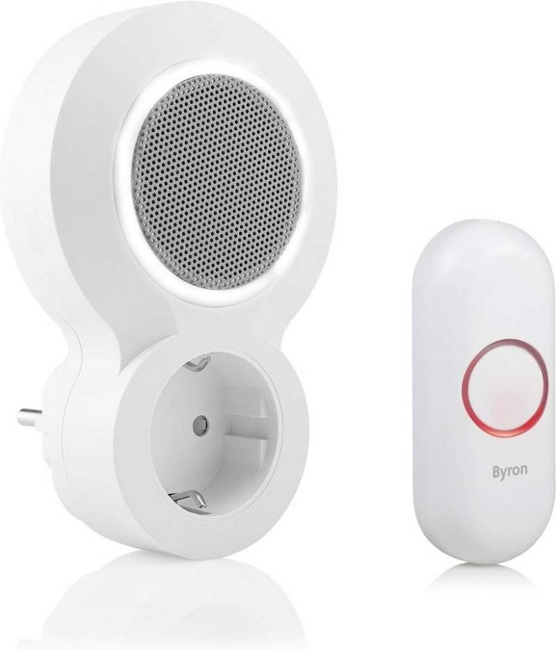 Byron Türklingel-Set Byron DBY-23513 Funk-Türklingelset, mit Stummschalt- und Alarm von Byron