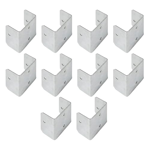 10 Stück Edelstahl Flechtzaunhalter U-Form, 32/35 mm Rostfreie U-Pfostenträger Zaunhalter für Holzpfosten Betonpfosten, Zaunbefestigung für Gartenbau Landwirtschaft Holzverarbeitung Carport 10 Stück Edelstahl Flechtzaunhalter U-Form, 32/35 mm Rostfreie U-Pfostenträger Zaunhalter für Holzpfosten Betonpfosten, Zaunbefestigung für Gartenbau Landwirtschaft Holzverarbeitung Carport von Byuexhp