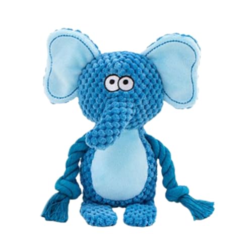 Byuexhp Hund Quietschspielzeug - Kauspielzeug Zahnung Seil Puppe,Plüsch Kauspielzeug Mit Seil Zur Stressabbau Zerrspiel Training - Starke Kauer Zahnung Indoor Outdoor von Byuexhp