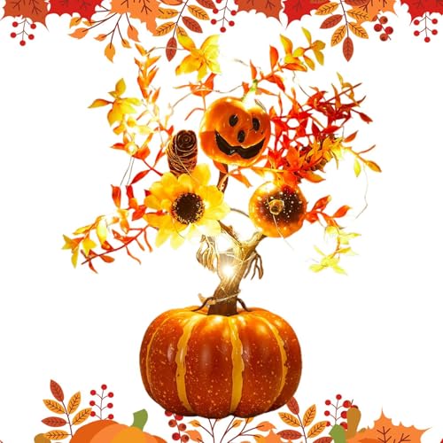 Byuexhp Leuchtender Herbstkürbis,Batteriebetriebene Herbstdekoration als Tischmittelstück,Kürbis Für Herbstdekoration An Bäumen | für Zuhause Büro Hochzeit Einweihungsfeier Byuexhp Leuchtender Herbstkürbis,Batteriebetriebene Herbstdekoration als Tischmittelstück,Kürbis Für Herbstdekoration An Bäumen | für Zuhause Büro Hochzeit Einweihungsfeier von Byuexhp