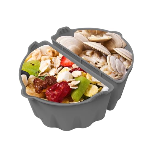 Byuexhp Schongarer Trennwand Einsatz - Spülmaschinenfestes Küchenhilfsmittel | Wiederverwendbarer Silikon Schongarer Topfeinsatz - Für Familienfeiern Festbankette Gesellschaftsabende Abendessen von Byuexhp