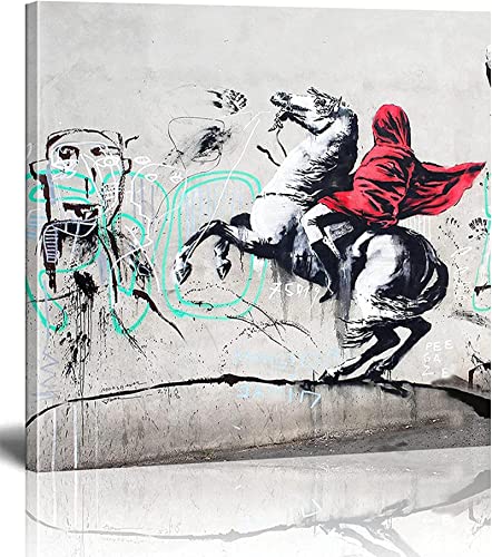 Banksy Bilder Leinwand-Bunte denkende Affenstraße Graffiti-Kunst-Leinwandbilder sind Druck auf Leinwand-Wand-Kunstdruck-Wohnzimmer-Wand-Dekor 30x30cm/12x12inch…… von Bzdmly
