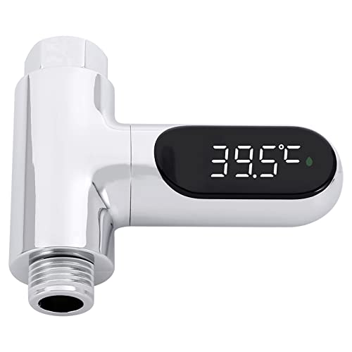 Bzocio Anzeige ein LED Home Wasser Dusche Thermometer Durchfluss Selbstgenerator Elektrometer Temperatur Monitor für Baby von Bzocio