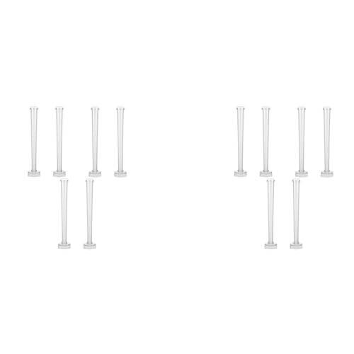 Bzwyonst 12-Teiliges Kerzenform-Schmuckharz-Formen-Formen-Formen-Konischer Leuchter-Kerzen-Kerzen-Notfall-Kerzen-Satz von Bzwyonst