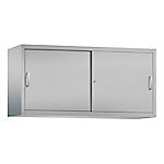 C+P Aufsatzschrank H790xB1600xT500mm Korpus Weißaluminium Fronten Weißaluminium Anzahl Fächer: 2 von C+P