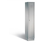 C+P Garderobenschrank Classic H1800xB320xT500mm Korpus: Weißaluminium Türen: Weißaluminium Abteil: 1 Abteilbreite: 300 Fach: 1 Drehriegel von C+P