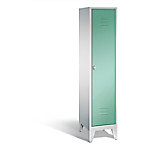 C+P Garderobenschrank Classic H1850xB420xT500mm Korpus: Lichtgrau Türen: Lichtgrün Abteil: 1 Abteilbreite: 400mm von C+P