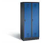 C+P Garderobenschrank Evolo H1800xB810xT500mm Korpus: Schwarzgrau Türen: Enzianblau Abteile: 2 Abteilbreite: 400 Fächer: 2 Sicherheits-Drehriegel C+P Garderobenschrank Evolo H1800xB810xT500mm Korpus: Schwarzgrau Türen: Enzianblau Abteile: 2 Abteilbreite: 400 Fächer: 2 Sicherheits-Drehriegel von C+P