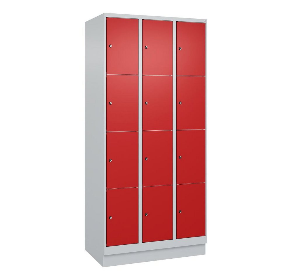 C+P Garderobenschrank Fächerschrank Classic Plus, 4 Fächer übereinander, Abteilbreite 30 ... Für Schule, Verein und Fitness-Studios C+P Garderobenschrank Fächerschrank Classic Plus, 4 Fächer übereinander, Abteilbreite 30 ... Für Schule, Verein und Fitness-Studios von C+P