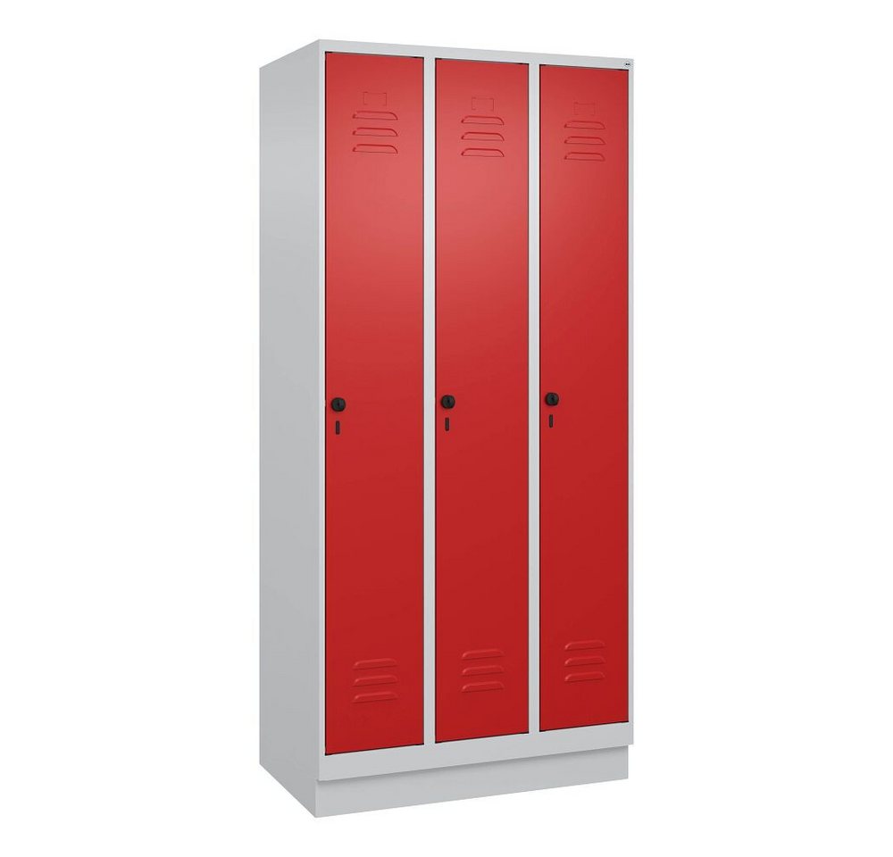 C+P Garderobenschrank Garderobenschrank Classic Plus, Abteilbreite 30 cm, mit Sockel Sockel verzinkt, erhöhter Korrosionsschutz C+P Garderobenschrank Garderobenschrank Classic Plus, Abteilbreite 30 cm, mit Sockel Sockel verzinkt, erhöhter Korrosionsschutz von C+P