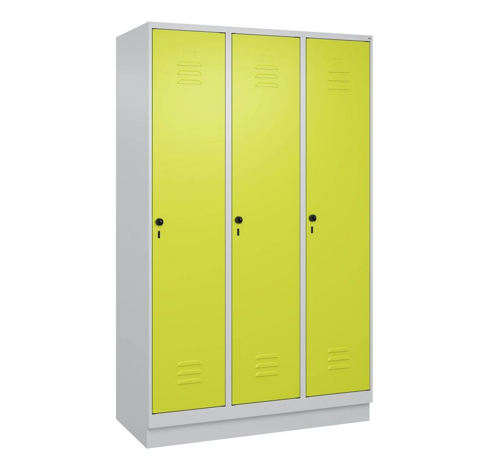 C+P Garderobenschrank Garderobenschrank Classic Plus, Abteilbreite 40 cm, mit Sockel Sockel verzinkt, erhöhter Korrosionsschutz C+P Garderobenschrank Garderobenschrank Classic Plus, Abteilbreite 40 cm, mit Sockel Sockel verzinkt, erhöhter Korrosionsschutz von C+P