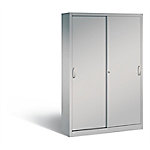 C+P Schiebetürenschrank Acurado H1950xB1200xT400mm Korpus Weißaluminium Fronten Weißaluminium Anzahl Fächer: 3 von C+P