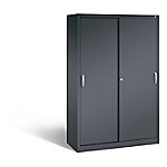 C+P Schiebetürenschrank Acurado H1950xB1200xT500mm Korpus Schwarzgrau Fronten Schwarzgrau Anzahl Fächer: 6 von C+P