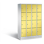 C+P Schließfachschrank Classic H1800xB1190xT500 Korpus: Lichtgrau Türen: Schwefelgelb 4 Abteile 16 Fächer C+P Schließfachschrank Classic H1800xB1190xT500 Korpus: Lichtgrau Türen: Schwefelgelb 4 Abteile 16 Fächer von C+P