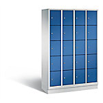C+P Schließfachschrank Evolo H1800xB1190xT500 Korpus: Lichtgrau Türen: Enzianblau 4 Abteile 20 Fächer C+P Schließfachschrank Evolo H1800xB1190xT500 Korpus: Lichtgrau Türen: Enzianblau 4 Abteile 20 Fächer von C+P
