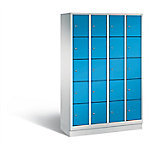 C+P Schließfachschrank Evolo H1800xB1190xT500 Korpus: Lichtgrau Türen: Lichtblau 4 Abteile 20 Fächer C+P Schließfachschrank Evolo H1800xB1190xT500 Korpus: Lichtgrau Türen: Lichtblau 4 Abteile 20 Fächer von C+P